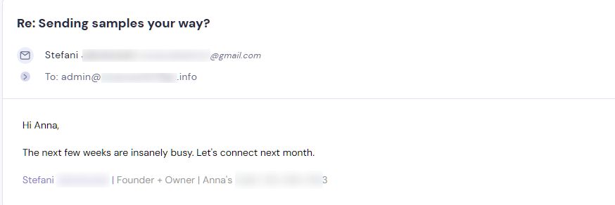 Retailer reply from Fat & Weird Cookie